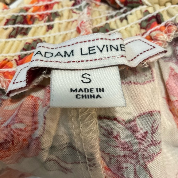 Adam Levine orange/cream flower skirt Size Junior S - Picture 5 of 6